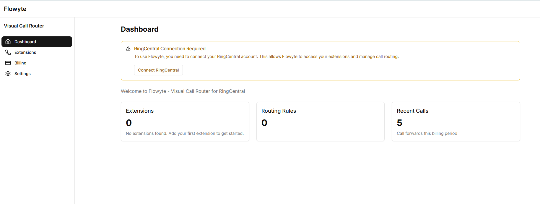 Flowyte Dashboard